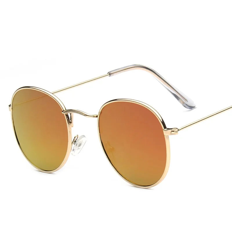 2024 New Sunglasses Advanced Metal Sunglasses Fashion Oval Glasses Brand Designer Vintage Sun Glasses High Quantity 