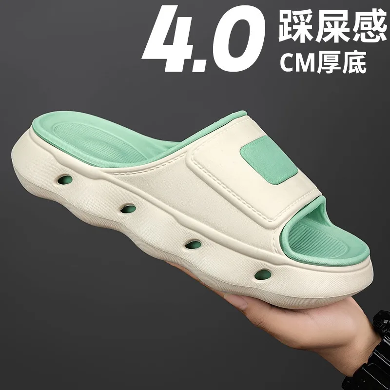 

Summer Men's Slippers Fashion Designer Slides Non Slip Home Slippers for Men Comfort Casual Beach Slippers Flip Flops Big Size48