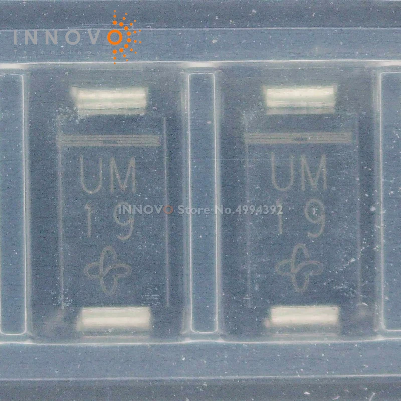 10pcs/lot US1M-E3/61T US1M-E3 marking UM DIODE GEN PURP 1KV 1A DO-214AC New original