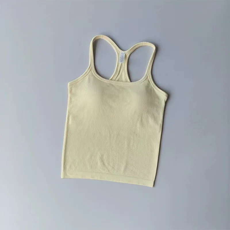Damen Yoga-Bekleidung Sport-BH Stoßfest Push-Up Fitnesskleidung mit Gepolsterter Brust Lauf-Oberbekleidung Pilates Tanktop – Detail 25