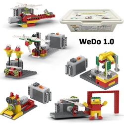 WeDo 1.0 Engineering Mechanic Gear Blocks 3D Robotics Construction Set Model Design Physical Science Experiment STEM DIY Toys