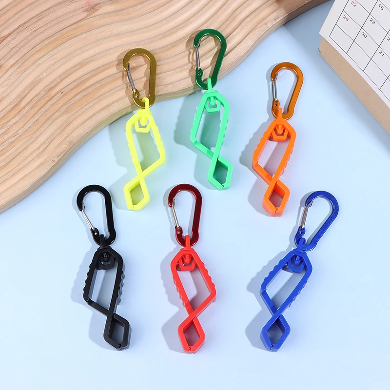 Outdoor Multifunctional Buckle Safety Work Plastic Gloves Holder Portable Anti-drop Glove Belt Clamp For Worker Construction