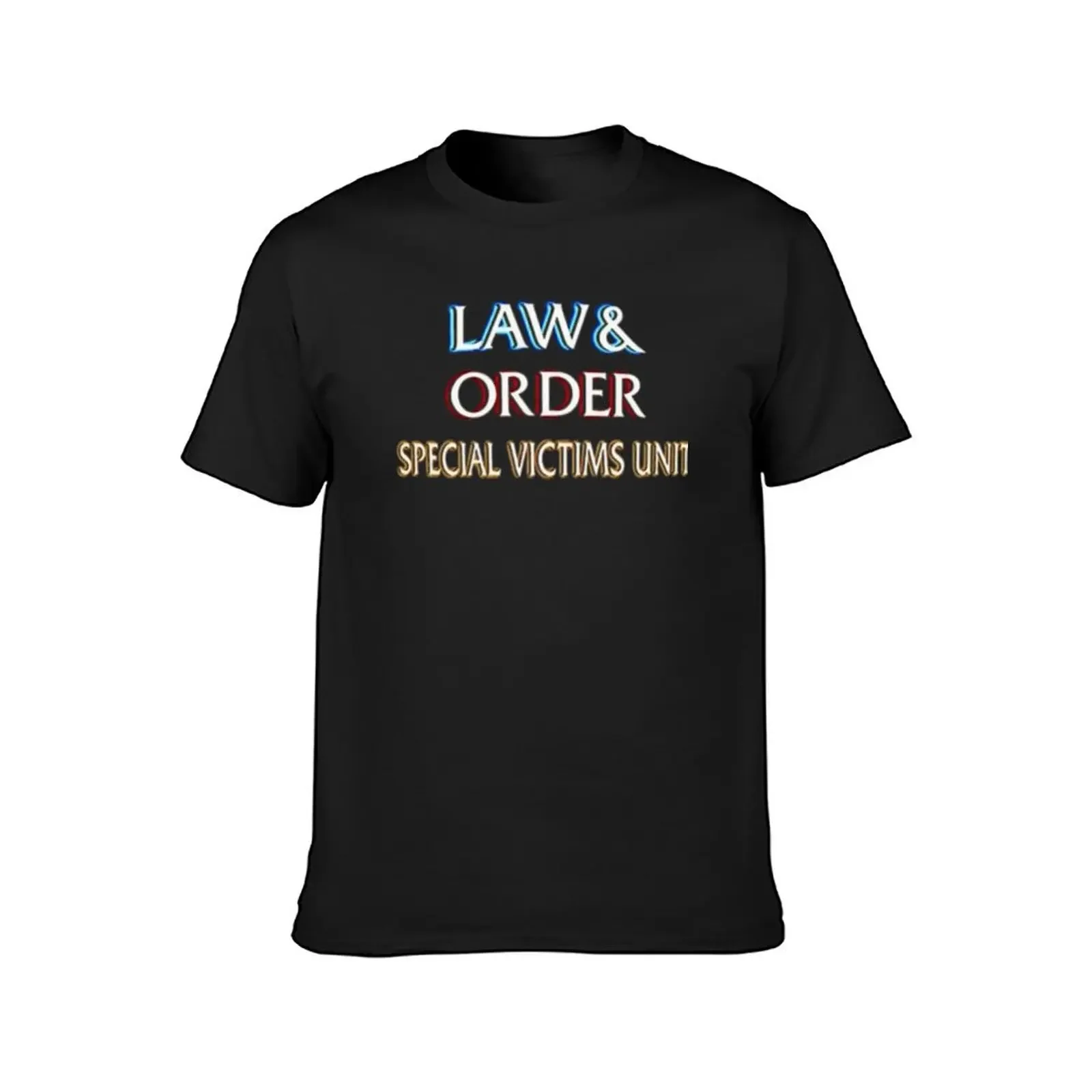 SVU Logo 2 T-Shirt oversized plus sizes mens big and tall t shirts image 2