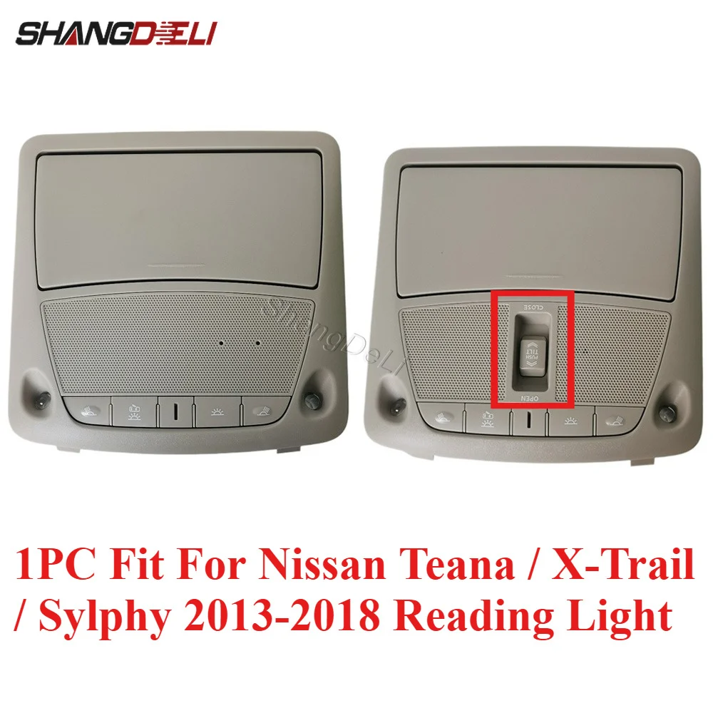 Car Interior Roof Ceiling Map Dome Reading Light Assembly Premium Basic Trim Beige For Nissan Teana / X-Trail / Sylphy 2013-2018