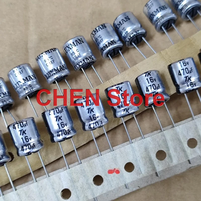 Lote de 10 Condensadores Electrolíticos de Audio Originales TK UTSJ 16V470UF 8X12MM 85C LUXMAN 470UF 16V, Envío Gratis