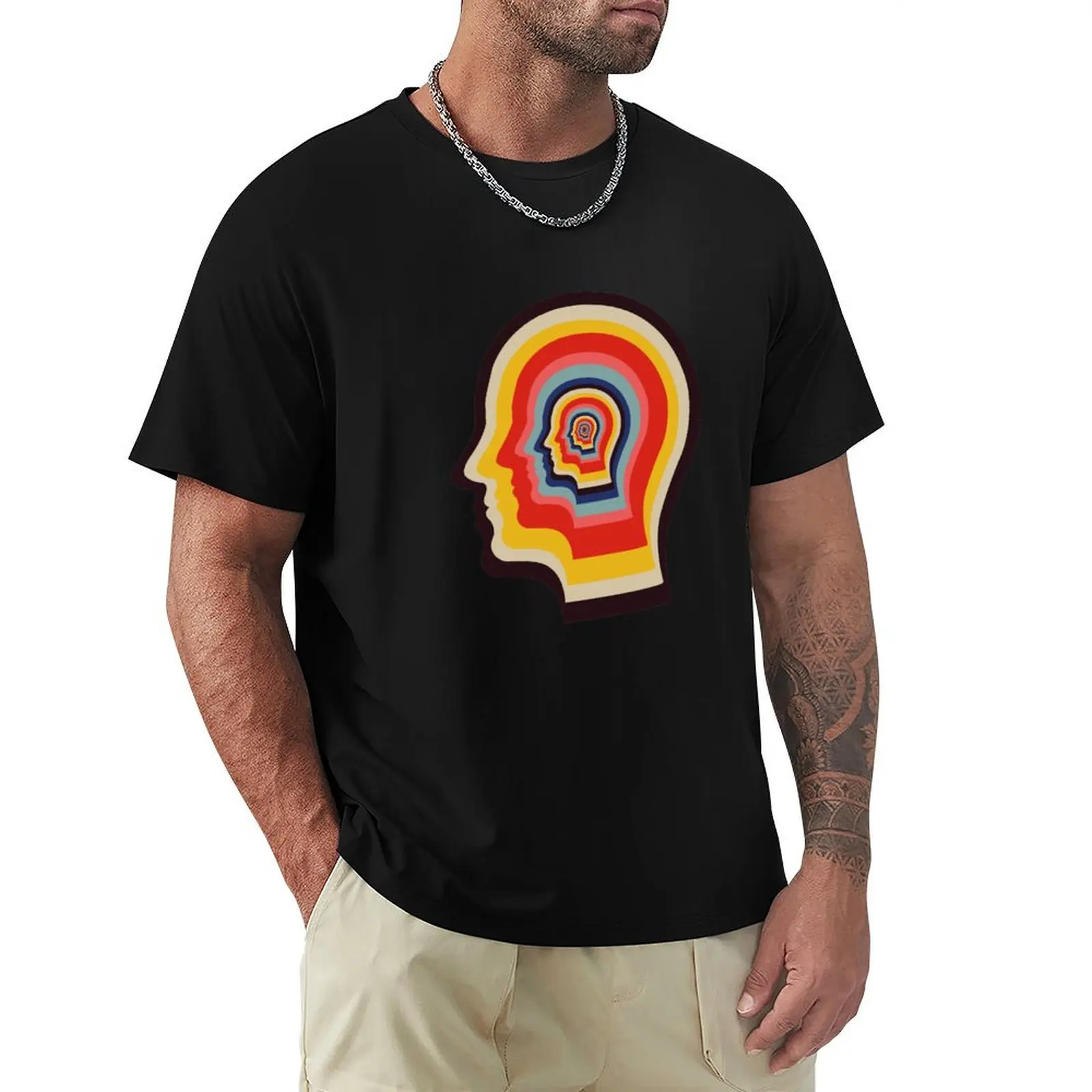 Tame Impala faces T-Shirt No Iron Casual Short Sleeve Top