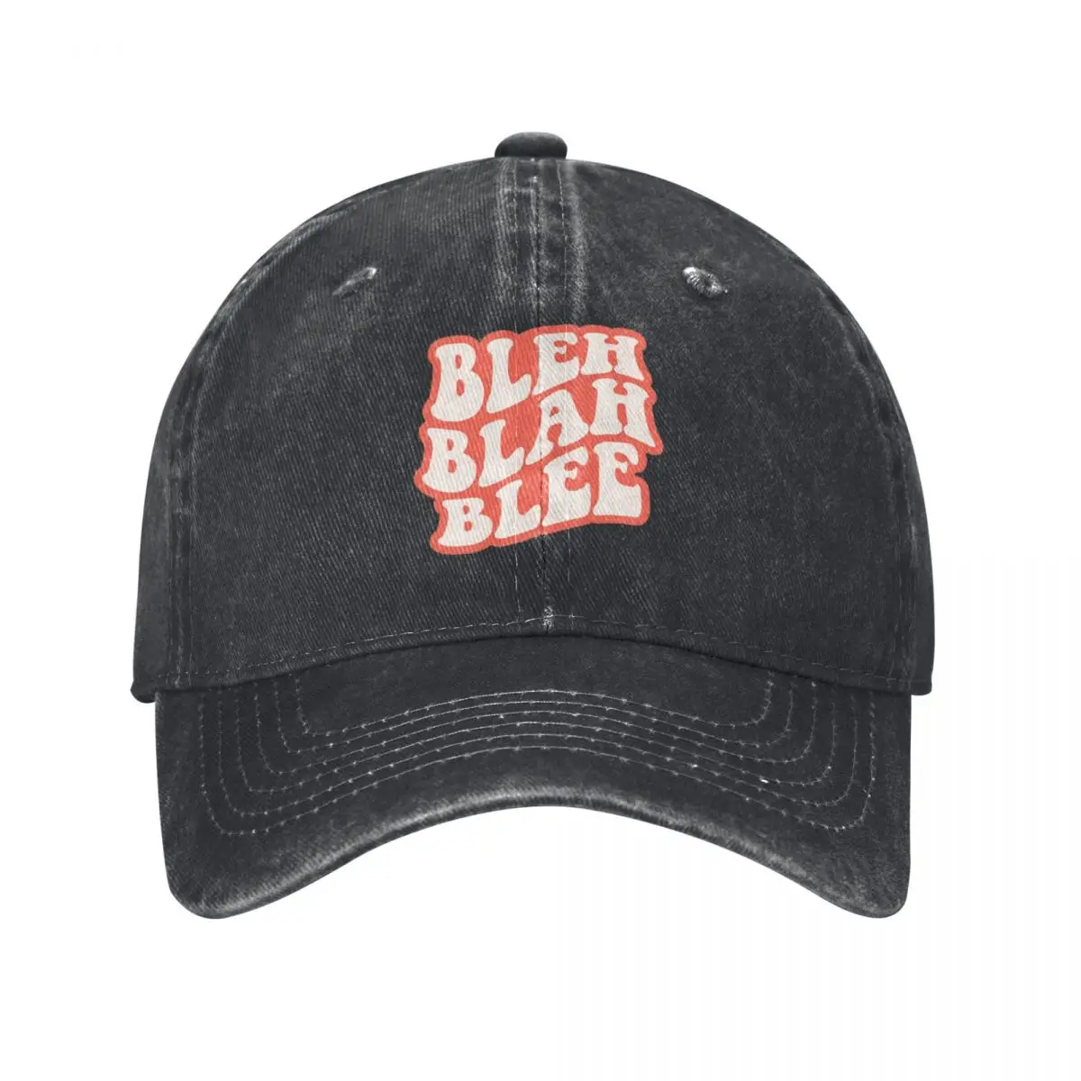 Orange Nonsense Blah Blee Bleh Personalized Retro Cowboy Washed Baseball Caps Mens Denim Spring Snapback Cap Men Trucker Cap