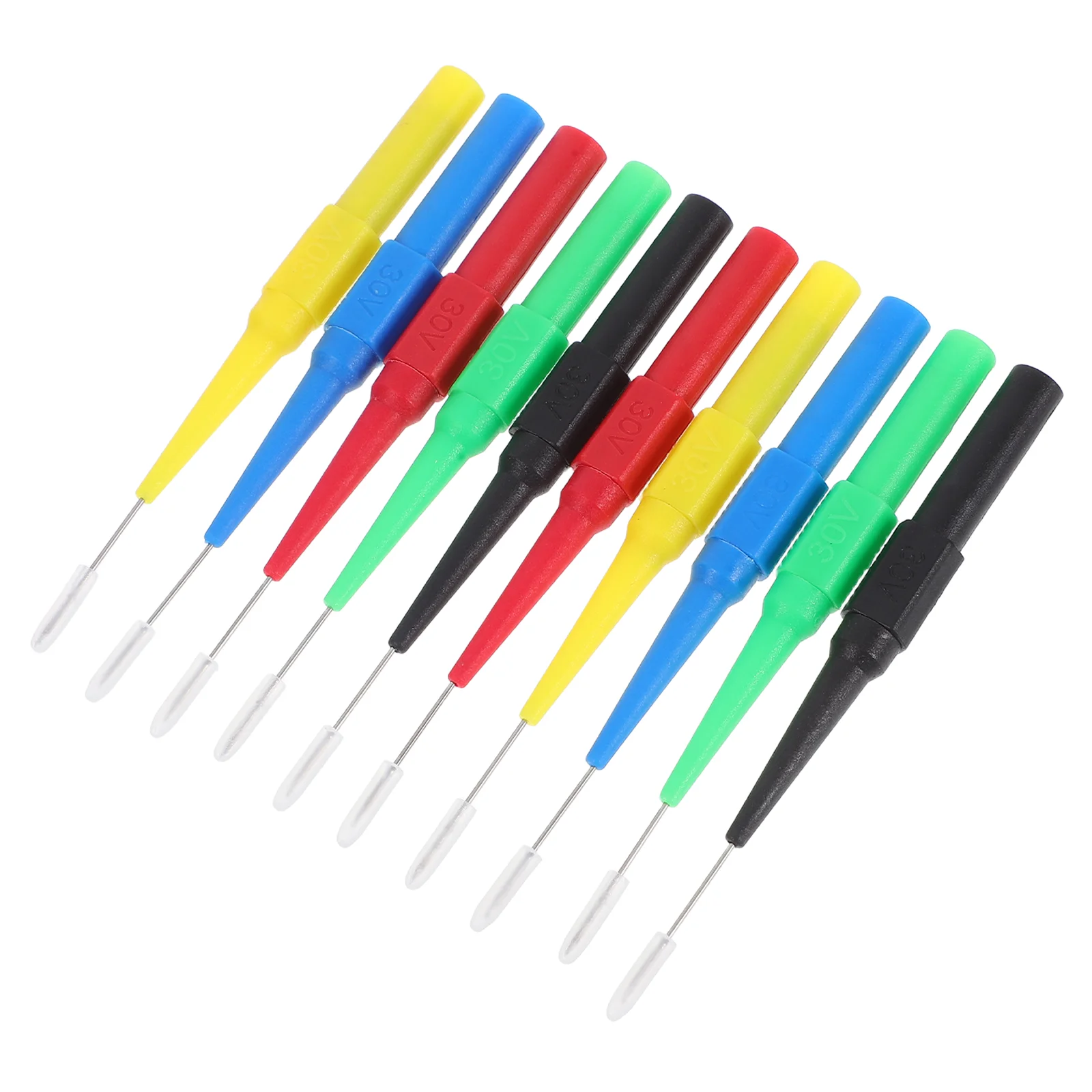 

10 Pcs Multimeter Probe Car Test Probes Automotive Leads Repairing Testing Tool