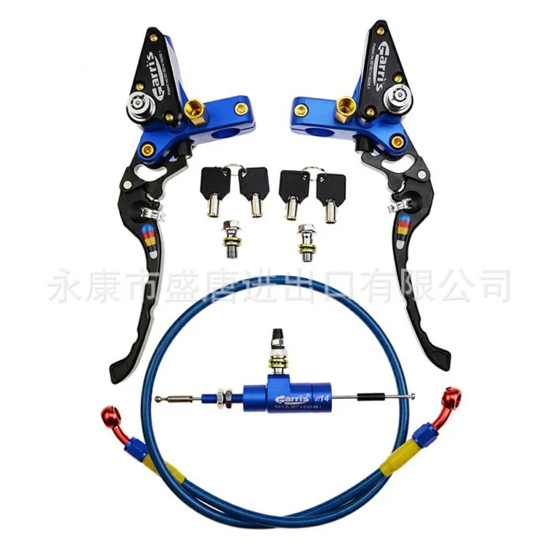 

Goofit 22mm Motorcycle Hydraulic Brake Pump Clutch Blue Fit 125cc-250cc Atv