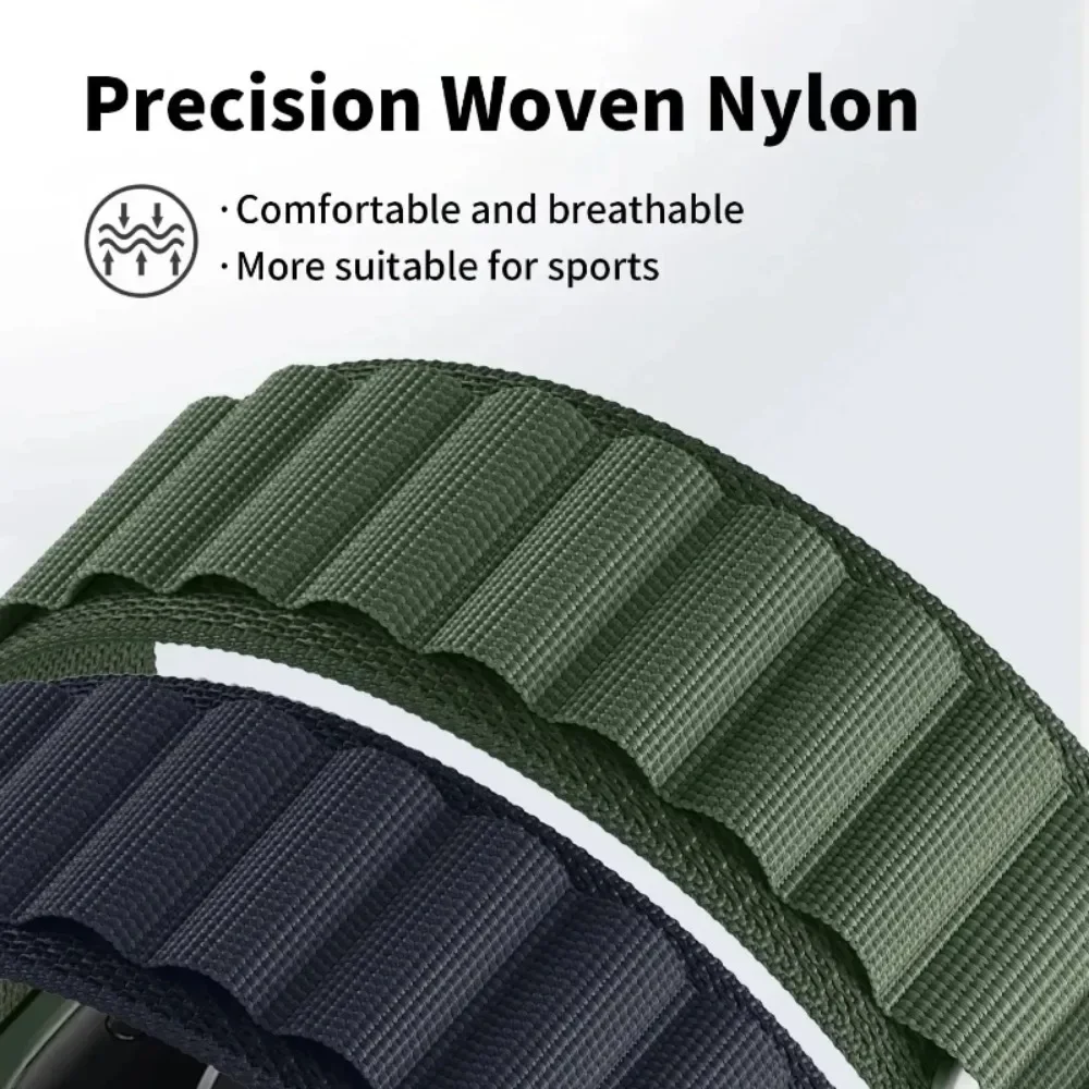 Alpine Loop Band para Huawei Watch, Pulseira de Nylon, Pulseira Respirável, Correa Strap Acessórios, Fit 3