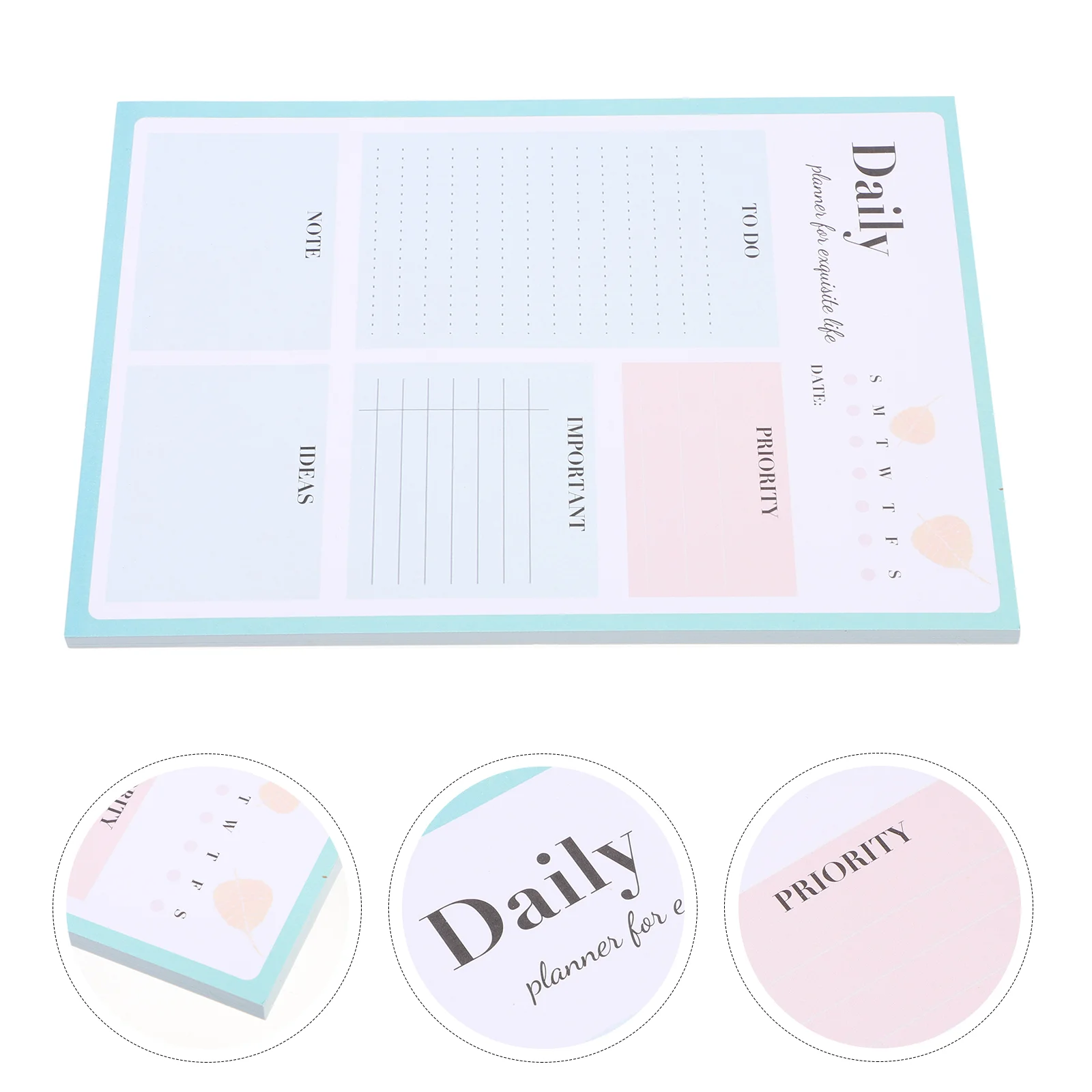 Notebook Daily Planner Office Notepad Removable The Tearable Memo Planning Double Offset Paper Schedule Dating List