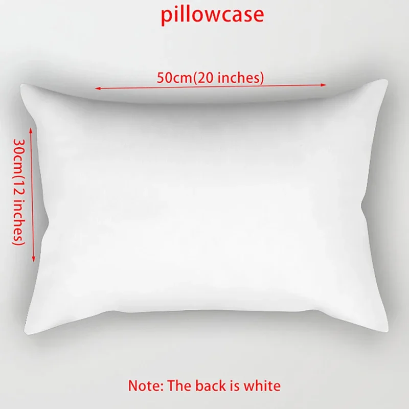 Rectangle Cushion Cover Plant Art Polyester Home Decor Elegant Pillow For Living Room Sofa 30x50cm