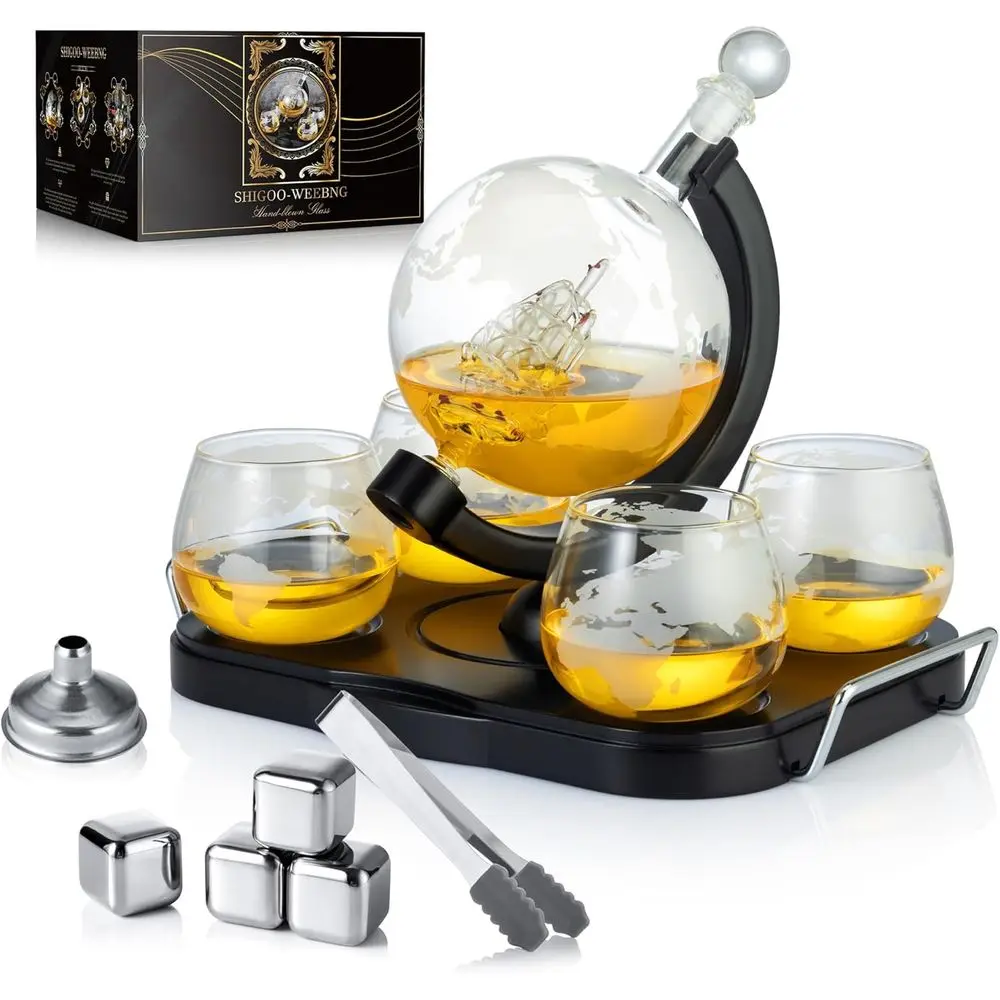 Whiskey Globe Decan…