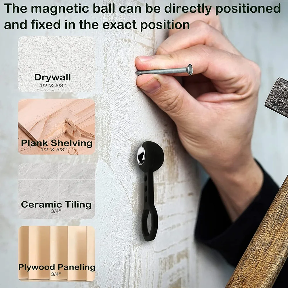 (N21R] Stud Finder Wall Scanner,27 Pounds Pull Magnetic Power, Wall Stud Finder Stud Finder for Drywall B