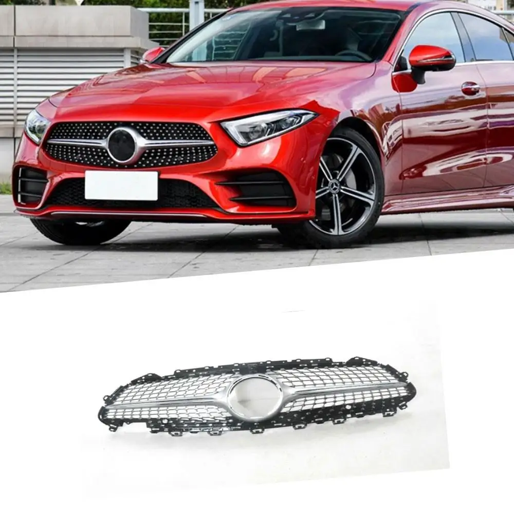 ABS Fog Lamp Grille For Mercedes Benz CLS Class C257 CLS260 300 350 450 CLS53 2019UP Front Bumper Grill Fog Light Box