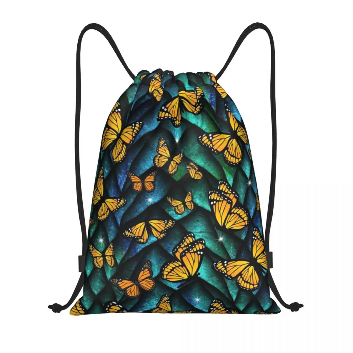 Fantasy Butterfly Dragon! Backpacks Multi-function Drawstring Bags Storage Bag Book Bags for Travel School
