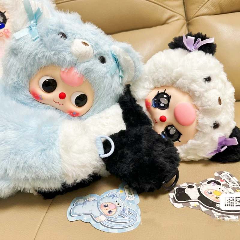 

Spot Genuine Baby Three Hug Baby Series слепая коробка плюшевый рюкзак модные игрушки милые периферийные устройства подарки на день рождения