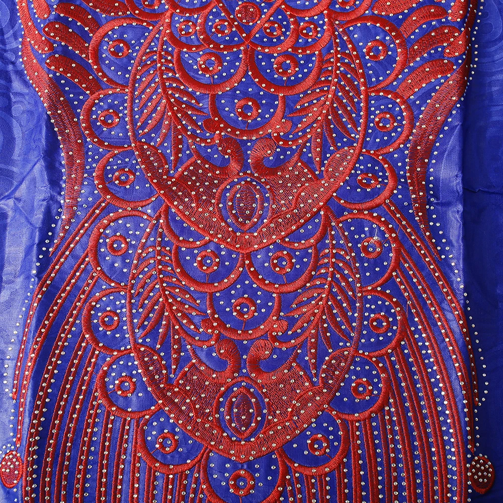 H & D-vestidos africanos para mujer, vestido largo bordado Bazin Riche, de talla grande Dashiki Ankara, Túnica de diseñador, turbante con lazo en la cabeza