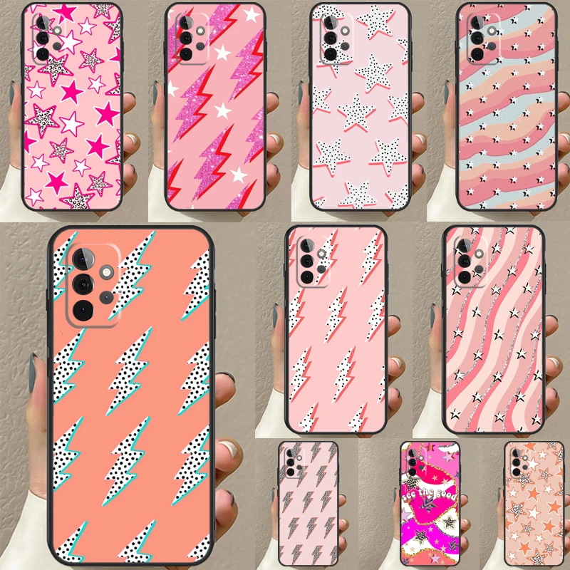 preppy stars lightning pink Case For Samsung Galaxy A52 A12 A22 A32 A42 A51 A71 A13 A23 A33 A53 A14 A54 A34 Phone Cover - AliExpress 202192403 preppy stars lightning pink Case For Samsung Galaxy A52 A12 A22 A32 A42 A51 A71 A13 A23 A33 A53 A14 A54 A34 Phone Cover - AliExpress 202192403