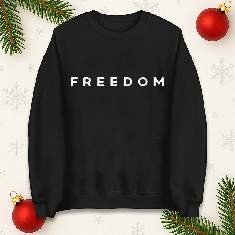 

Human Rights Hoodie Freedom Letters Sweatshirt Freedom Sweatshirt Human Rights Sweater Men's Jumper Hoodies Women Clothing