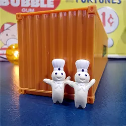 1pair/2pcs 3cm mini Pills bury Doughboy action figure doll kids collection Toy