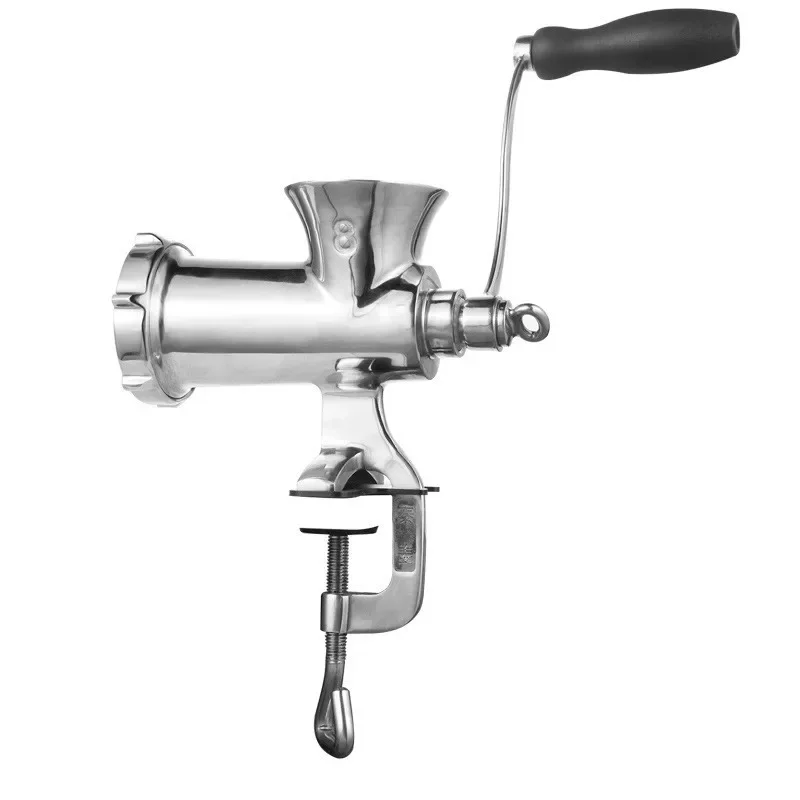 

Stainless steel household No. 8 manual meat grinder hand crank enema machine meat stuffing machine sausage machine