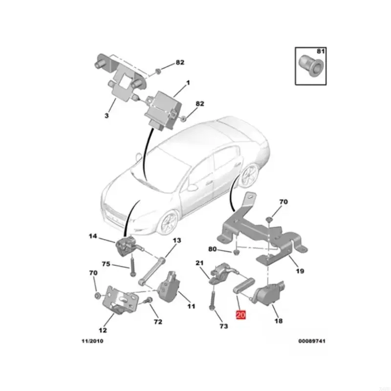 X6HF Strong Corner Transducer Connection For Consistent Vehicle Control Strengthened Durability And Safety