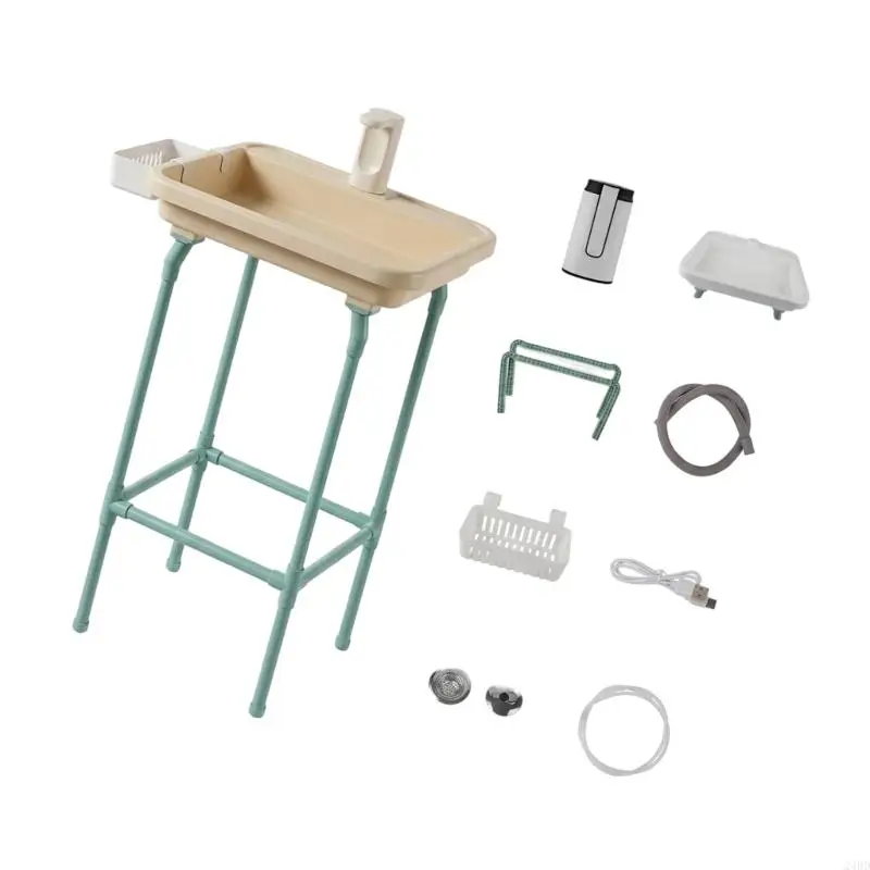 Portable Camping Sink With Electric Water And Regulable Stand For Outdoor Washing 24BD