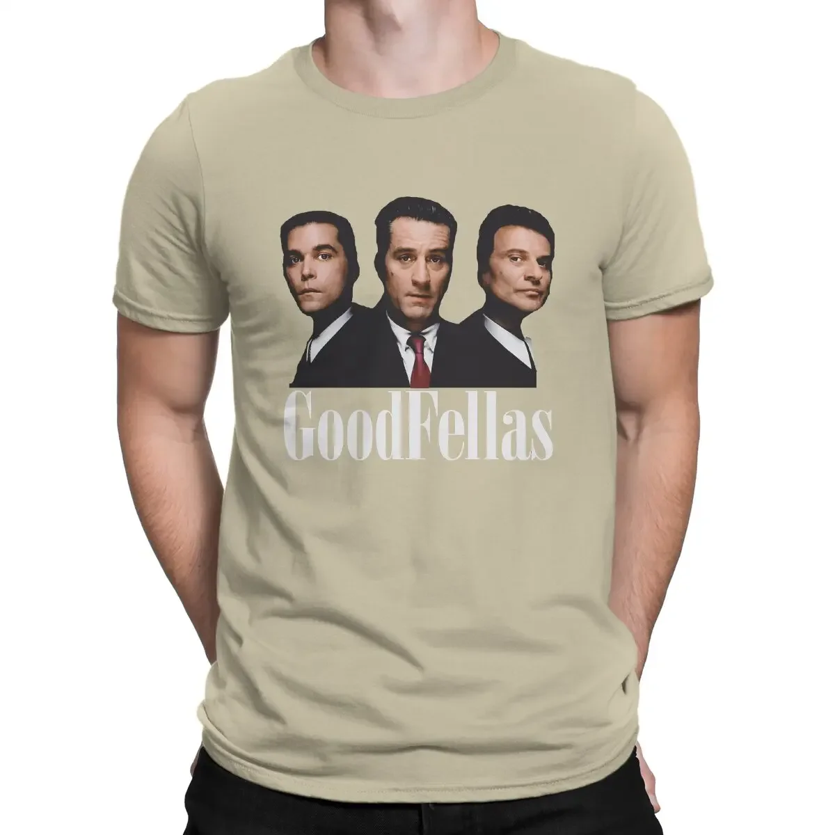 New fashion heavyweight Men Good Fellas T Shirt Scarfaced 100% Cotton Tops Funny Short Sve O Neck Tee Shirt 4XL 5XL T-Shirt