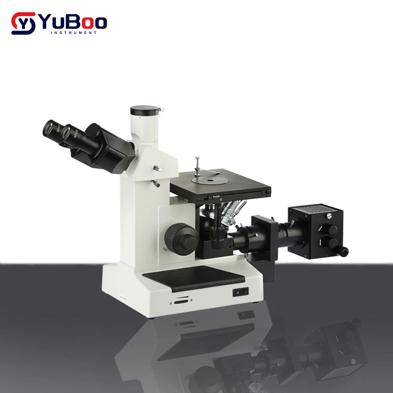 500x Polarizing Trinocular Microscopio Portable Metallurgical Microscope for Element Analysis