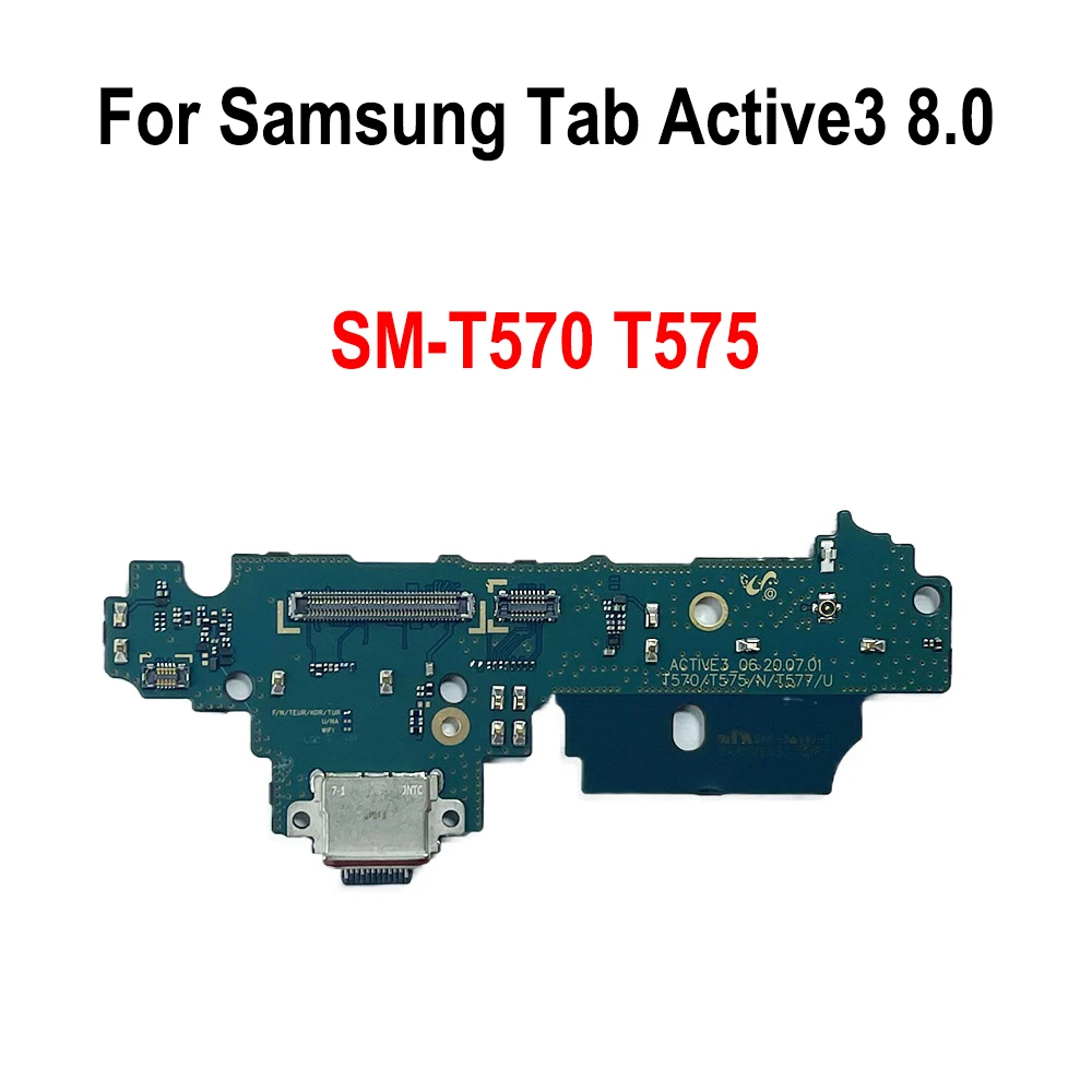 Gefenis Org USB Charge Port Jack Dock Connector Charging Board For Samsung Galaxy Tab Active3 8.0 / SM-T570 / T575 Charging Boar