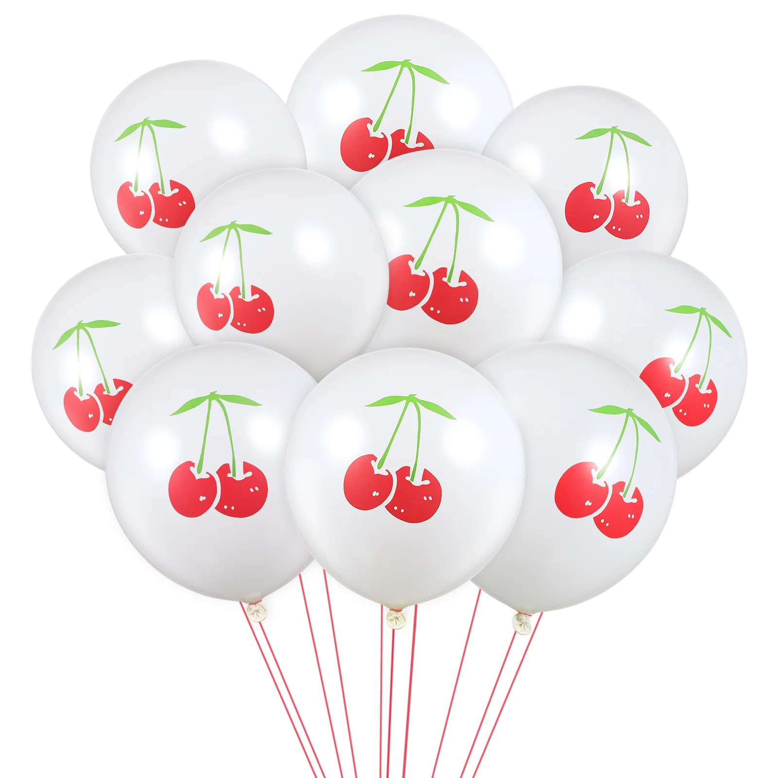 

Reliable Balloons Eye-catching Cherry Pattern Hanging Wedding The Summer Wreath Toyvian Safe Party Supplies