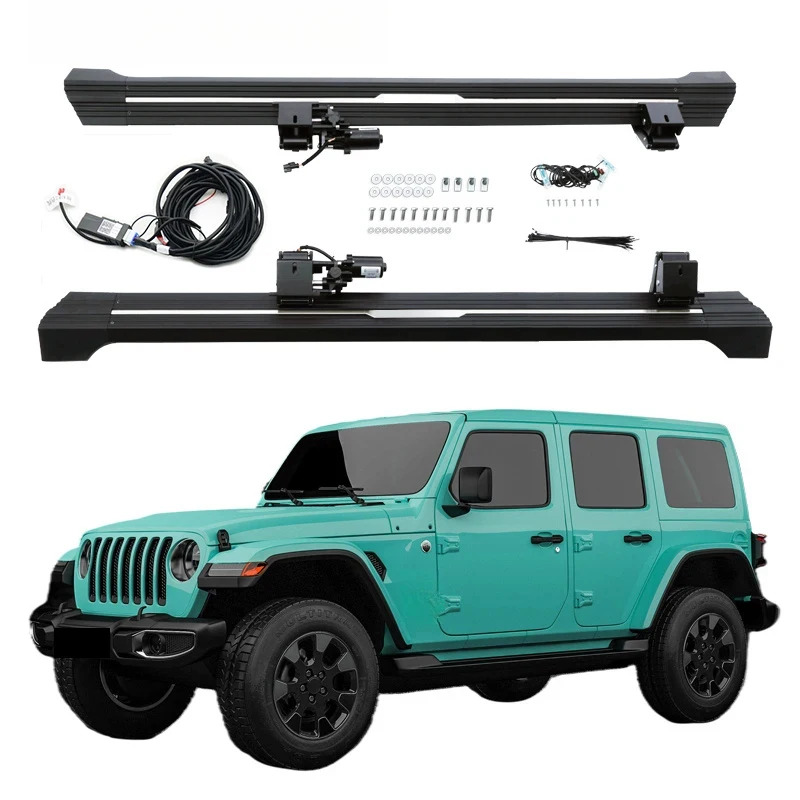 

Автоматические выдвижные подножки для 4-дверных моделей Sahara Rubicon 2018-2024