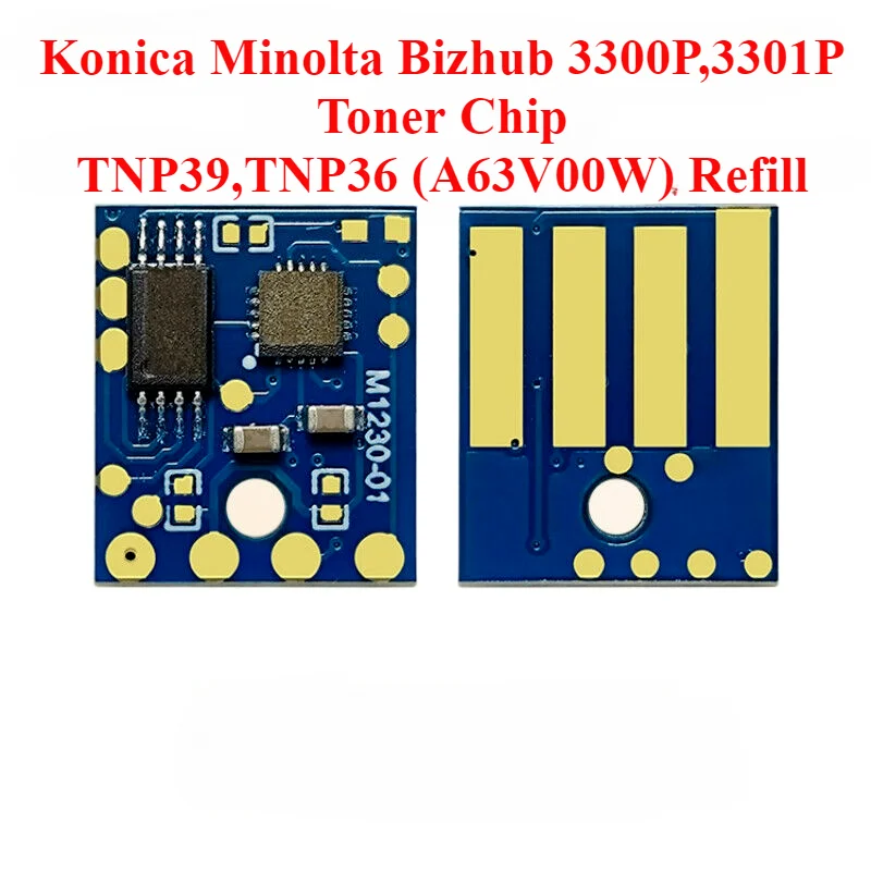 

Тонер-чип для Konica Minolta Bizhub 3300P,3301P,TNP39,TNP36 (A63V00W) Заправка