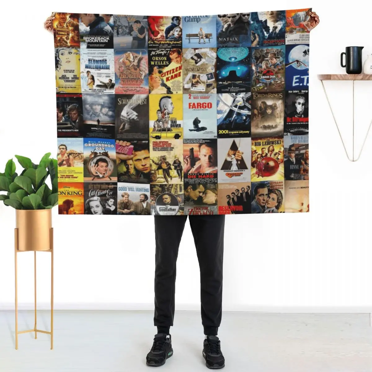 

Top Movies Throw Blanket Soft Plush Blanket as Housewarming Gift