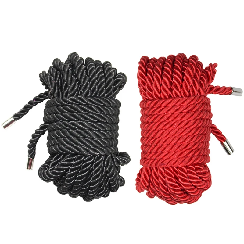 5m/10m Upgrade Soft Silk Rope Sex Bondage Restraint Slave Roleplay Sex Toys For…