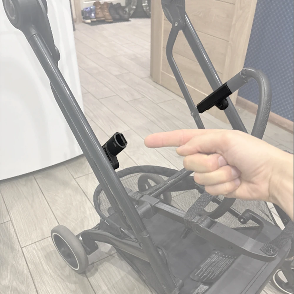 Buggy Bumper Bar Clip For Cybex Beezy Series Stroller Armrest Mounting Base Each For Two Side DIY Diret Replacement Accessories
