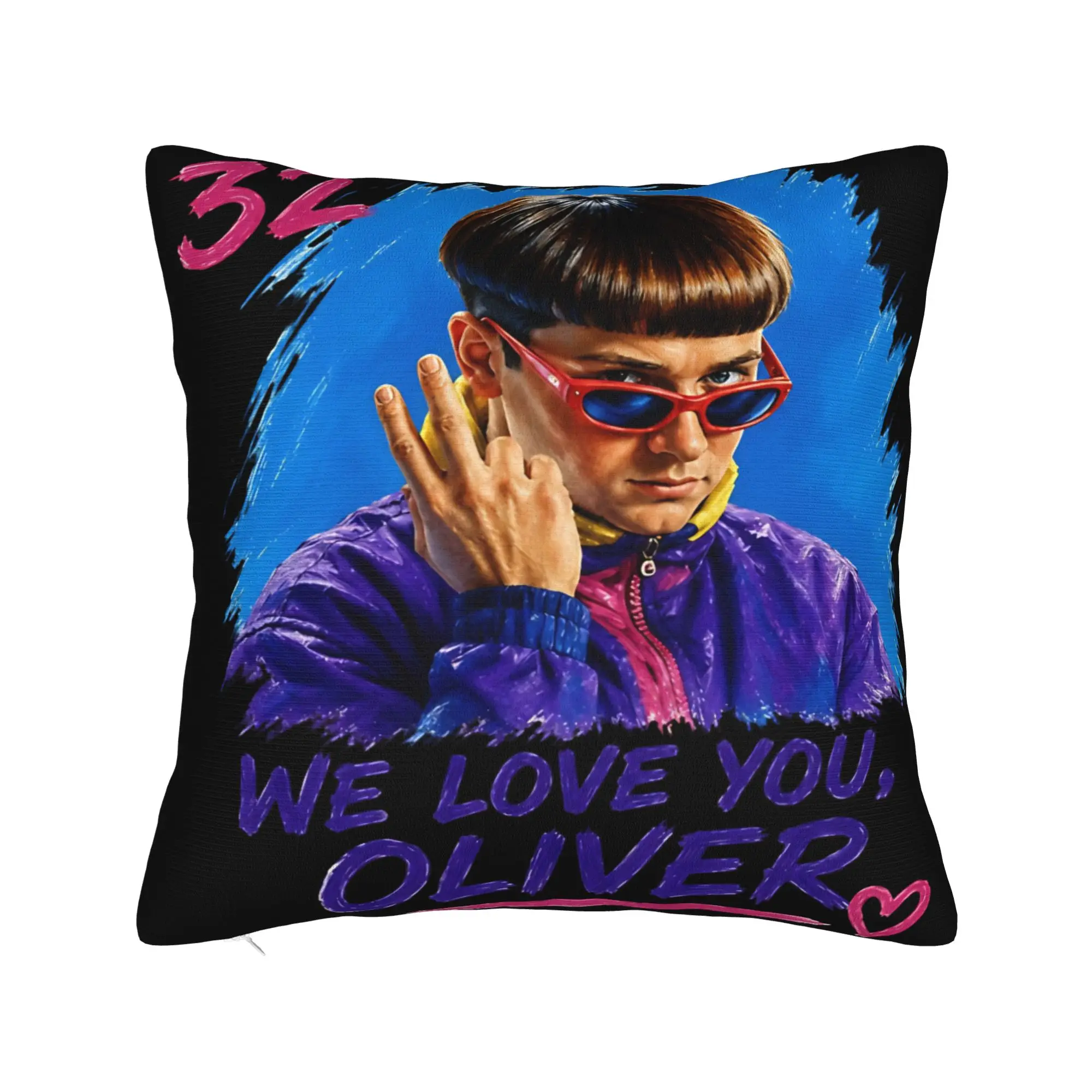 Oliver Tree 32 Rest In Peace 1993 to 2026 Pillow Case  Kawaii Pillow Cover Custom Pillowcases For Living Room Chair