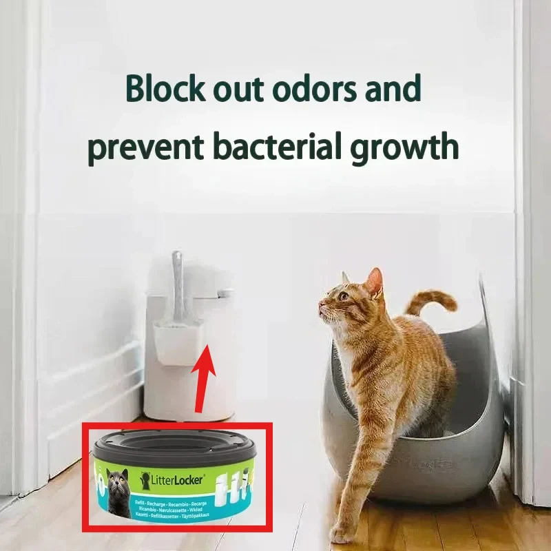 Litter Locker Cat Litters Garbage Bag Blocks Bacteria Large Capacity Cats Trash Bags Block Odors Pet Products Supplies