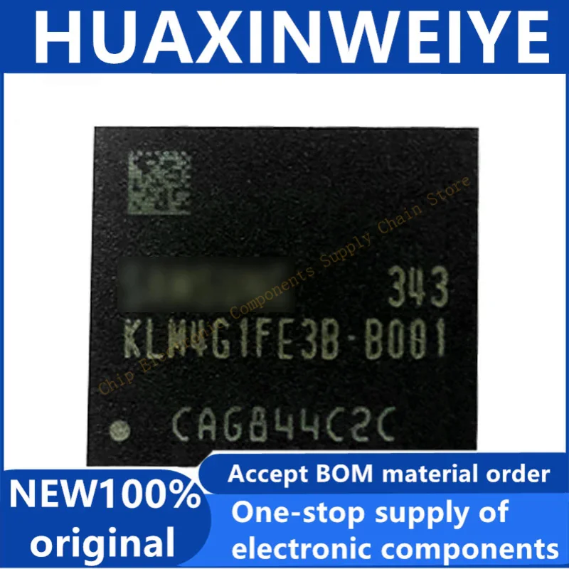 100% new original klm4g1fe3b-b001 eMMC BGA klm4g1fe3b (1-10 PCs)