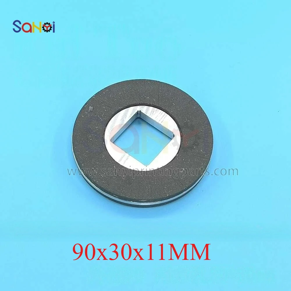 komori-printing-machine-brake-disc-90-30-11-square-hole-motor-friction-pad-lifting-motor-brake-pad