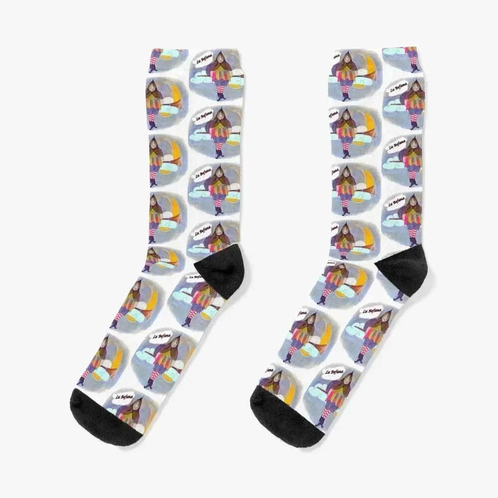 

The Befana 1 Socks hiphop Thermal man winter gym warm winter Man Socks Women's anti-slip winter anime cute Woman Socks Men's