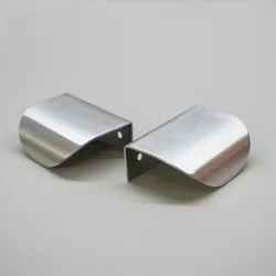 Modern SS Cabinet Drawer Dresser Pulls Silver Furniture Knobs Stainless Kitchen Cupboard Wardrobe Door Pull Handles-1Pack