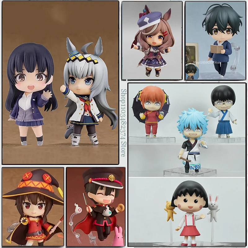 

10cm Anime Yamada Anna Figures 2220# GSC Pretty Derby Oguri Cap Action Figure #2101 Megumin 725# dolls Gintoki gintama figuras