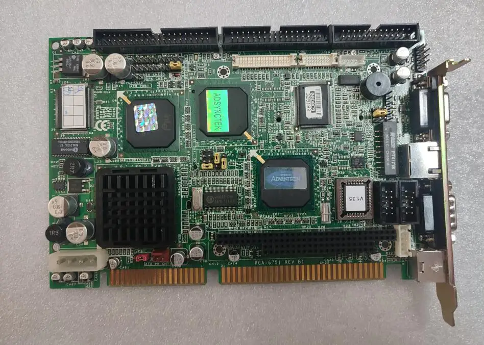 TopElec PCA-6743VE Rev.A1 PCA-6743F Rev.A1 Half-Size CPU Card IPC Motherboard New Original MainboardWith CPU RAM