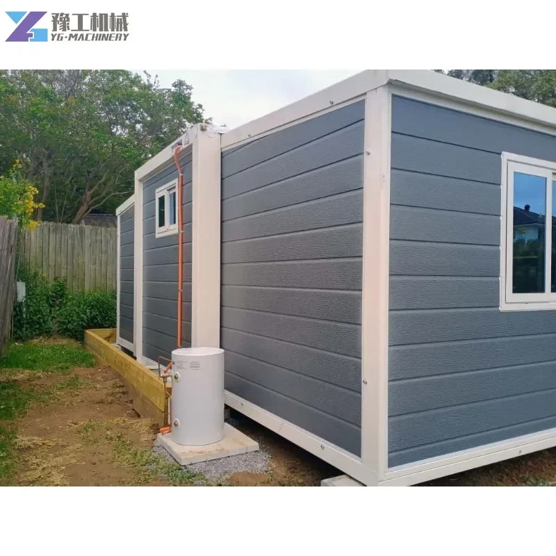 Fold Out Container House 40ft 20ft Expandable Steel Container House 2 3 Bedroom Prefabricated Modular Tiny Home Container House