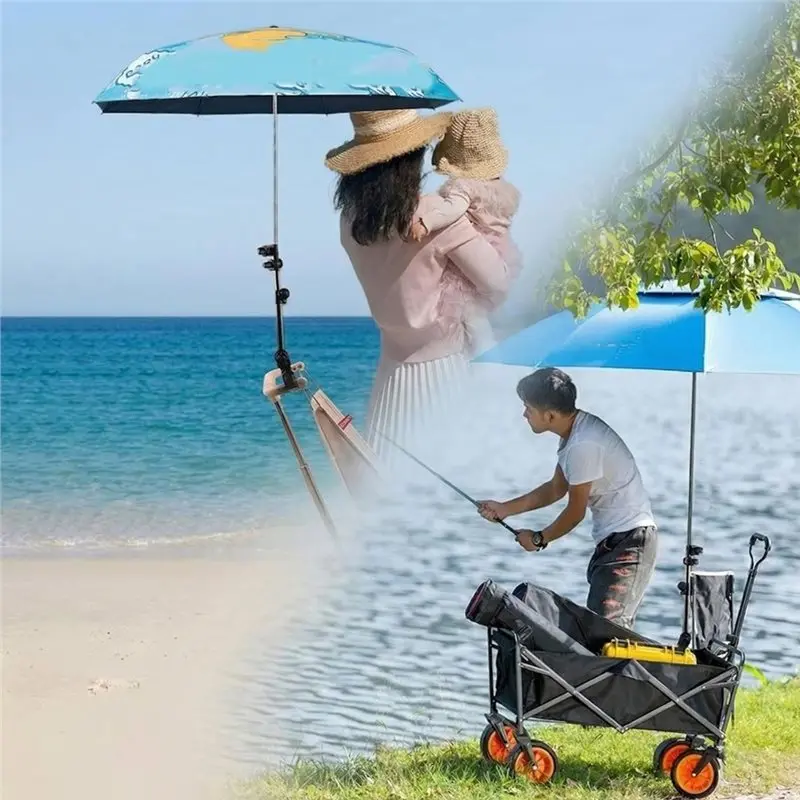 X18A-For Stroller, Beach For Chair Compatible 360° Adjustable Universal Umbrella Holder-Scalable Design For Chair