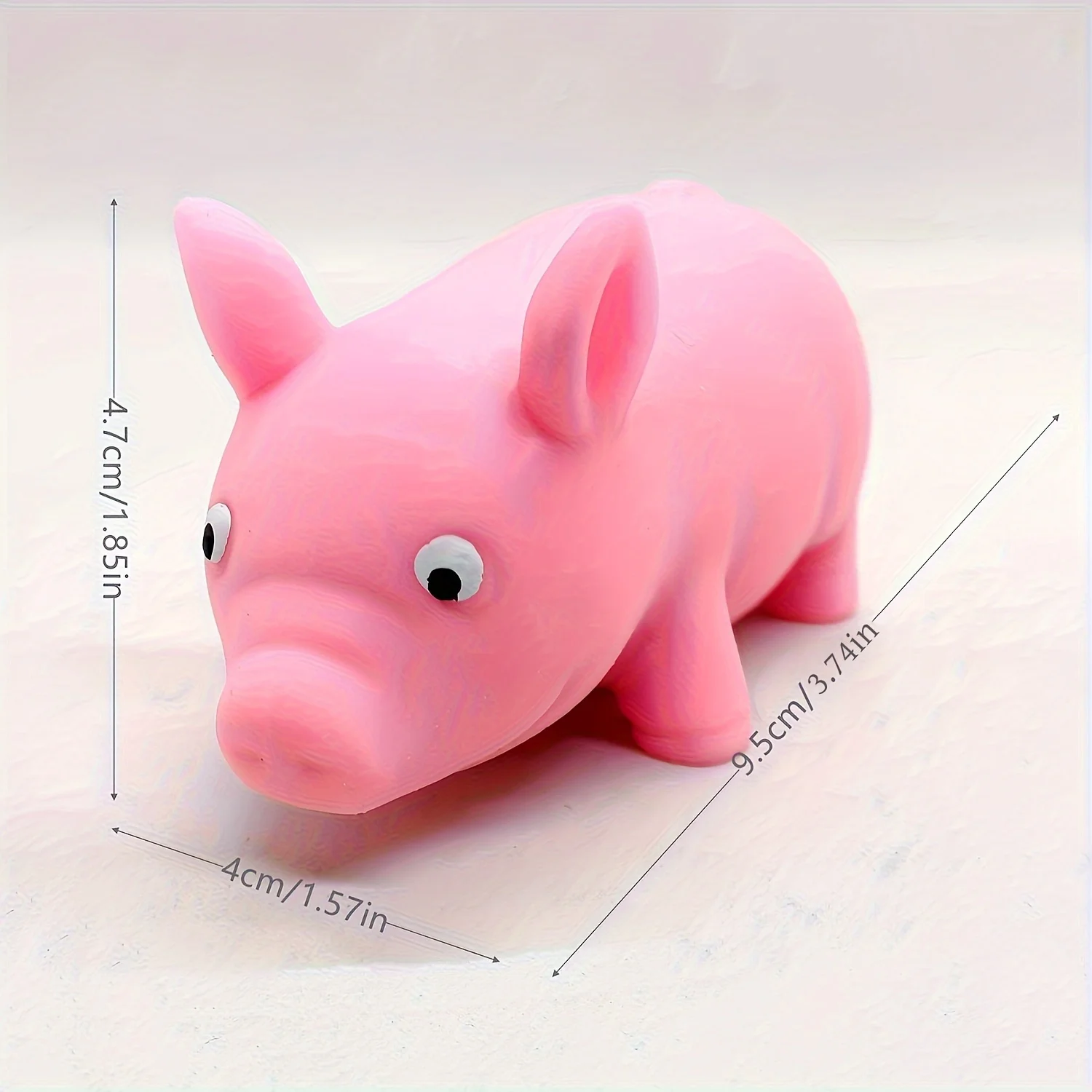 Cartoon Cute Release Stress Relief Pig Doll Pinch Pig Toy Kawaii Slow Rebound Pull-a-Pig Inflatable Toy