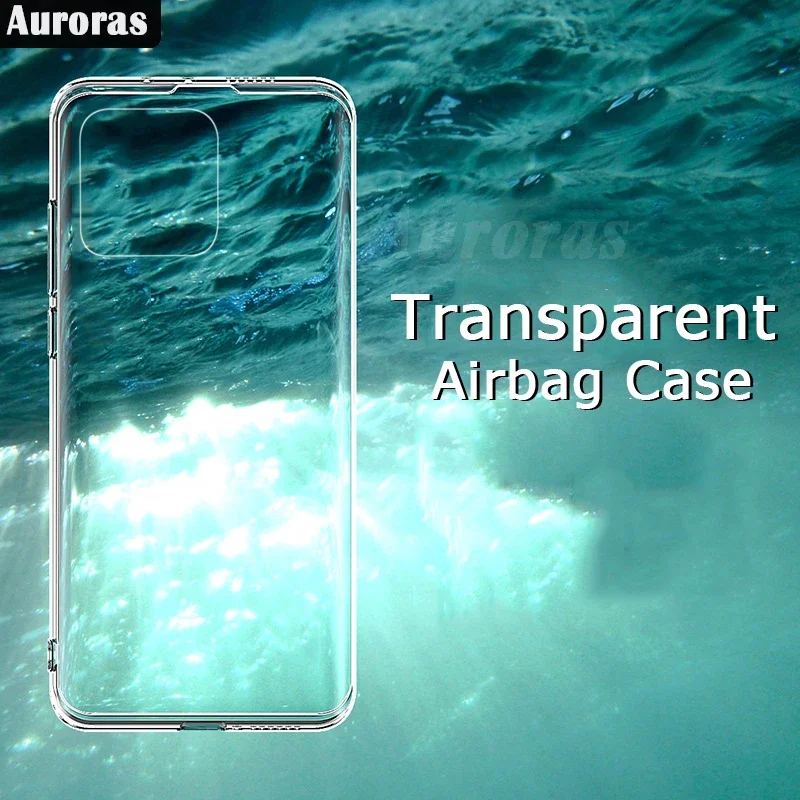 Auroras For ZTE Blade A73 4G Case Clear Airbag Corners Silicone Soft Shell For ZTE Blade A73 4G Shockproof Back Cover