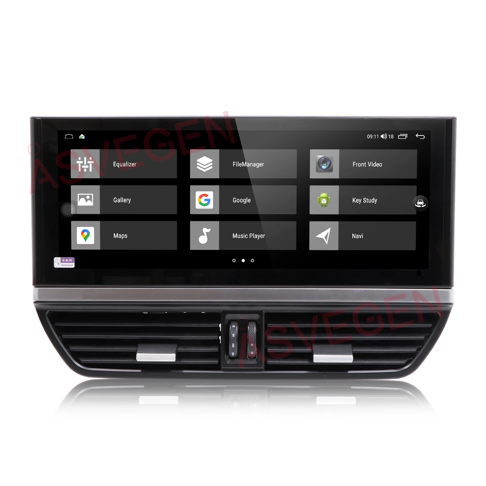 8 + 128 Autoradio Multimedia Android 12 Auto DVD Radio Player GPS Navigation Für Porsche Cayenne 2011-2017